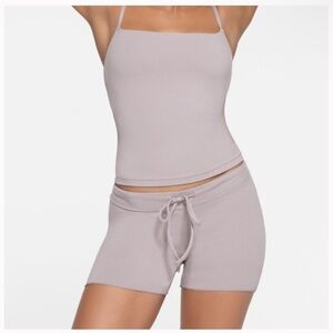 SKIMS Cotton Jersey Shorts - Dusk